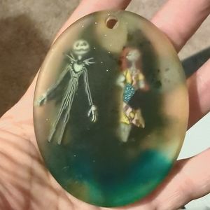 Jack and Sally key chain-ring